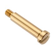 AMPG Shoulder Screw, 2A Thr Sz, 1/4 in Thr Lg, 1 in Shoulder Lg, Brass STR40614C16