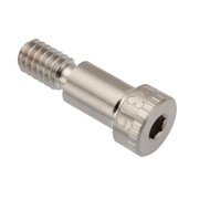 AMPG Shoulder Screw, 3A Thr Sz, 7/16 Thr Lg, 15/32 in Shoulder Lg, 316 Stainless Steel STR60251C07.5