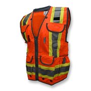 Radians Radians SV55 Class 2 Heavy Woven Two Tone Engineer Vest SV55-2ZOD-M