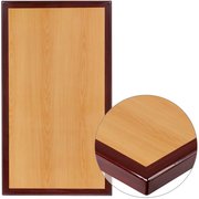 Flash Furniture Two-Tone Cherry/Mahogany Resin Top, 30" x TP-2TONE-3060-GG