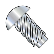 ZORO SELECT Thumb Screw, #12 Thread Size, Round, Zinc Plated Steel, 1/4 in Lg, 7000 PK 1204U