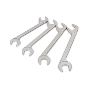 Tekton Angle Head Open End Wrench Set, 4-Piece (1-1/16 - 1-1/4 in.) WAE90101