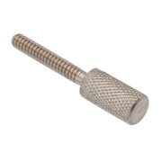 ZORO SELECT Thumb Screw, #6-32 Thread Size, Round, Plain 18-8 Stainless Steel, 1/2 in Head Ht, 3/4 in Lg Z0754