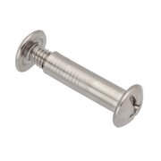 AMPG Combo Barrel/Screw, #8-32, 3/4 to 7/8 in Brl Lg, 13/64 in Brl Dia, 18-8 Stainless Steel Unfinished Z4128SSPAK