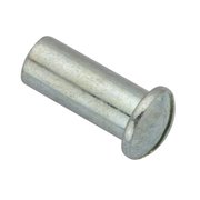 AMPG Barrel Nut, #10-32, 3/4 in Brl Lg, 5/16 in Brl Dia, Steel Zinc Plated Z4535