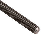 Zoro Select Fully Threaded Rod, 5/8"-11, 12 ft, Steel, Grade B7, Black Oxide Finish U22180.062.9999