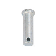 Zoro Select Standard Clevis Pin, 1/2 in Pin Dia, 1-1/2 in Shank Lg, Steel, Zinc Plated Finish, 10 PK WWG-CLPZ-209