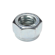 Zoro Select Nylon Insert Lock Nut, 5/16"-18, Steel, Grade 5, Zinc Plated, 11/32 in Ht, 100 PK U12348.031.0001