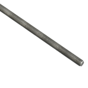Zoro Select Fully Threaded Rod, 3/8"-16, 10 ft, Steel, Grade A, Zinc Plated Finish U20300.037.8888