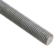 Zoro Select Fully Threaded Rod, 3/4"-10, 12 ft, Steel, Grade 2, Hot Dipped Galvanized Finish 85148