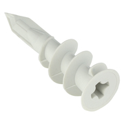 Zoro Select Wall Anchor, 1-5/8" L, Plastic, 100 PK U30530.000.0001