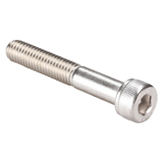 ZORO SELECT M8-1.25 Socket Head Cap Screw, Plain Stainless Steel, 50 mm Length, 50 PK M51050.080.0050