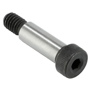 Zoro Select Shoulder Screw, 5/16"-18 Thr Sz, 1/2 in Thr Lg, 1 in Shoulder Lg, Alloy Steel, 10 PK U07111.037.0100