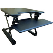 Hanover Tabletop Sit or Stand Lift Desk, 27" Wide, Black HSD0401-BLK