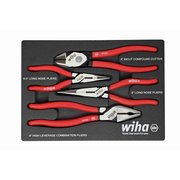 Wiha Classic Grip Pliers and Cutters Tray 4pc 34681