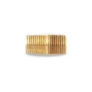 Velvac Close Nipple, 1/2", Brass 016054