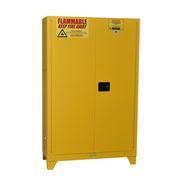 Eagle Mfg Flammable Liquid Safety Cabinet, Yellow YPI47XLEGS
