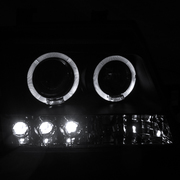 Spec-D Tuning 05-12 Nissan Xterra Halo LED Projector Black 2LHP-XTE05JM ...
