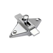 Richelieu 3 316inch 81 mm Surface Mounted Slide Latch for Bathroom Partition Door, Chrome 50200140