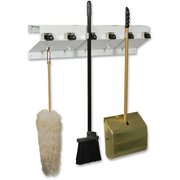 Fleming Supply 282590UFH Shovel, Rake and Tool Holder with Hooks, Wall