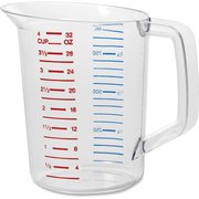 Cambro Liquid Measuring Cup, 1 Pint, Clear, PK12 CA50MCCW135