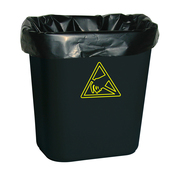 Tough Guy 31dk62 Recycled Trash Bag,60 gal.,Black,PK50