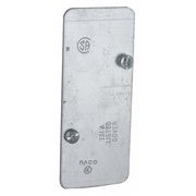 Raco Electrical Box Cover, Square Box, 1 Gangs, Galvanized Steel, Blank 880