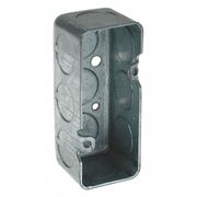 Raco Electrical Box, 7.3 cu in, Handy Box, 1 Gangs, Galvanized Steel 640