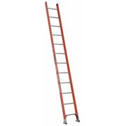 Werner Straight Ladder, Fiberglass, 300 lb Load Capacity D6212-1