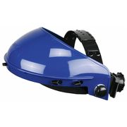 Mcr Safety Take Up Headgear, Ractchet, Includes Headgear Only, Fits Most Face Shields, Adjustable Size, Blue 103