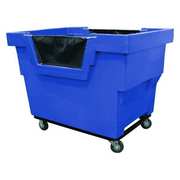 Royal Basket Trucks Cube Truck, 1 cu. yd., 1200 lb. Cap, Blue G23-BLX-MTC-4UNN