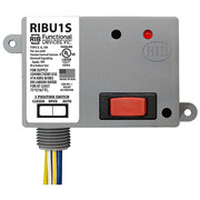 Functional Devices-Rib Enclosed Pre-Wired Relay, 10A@277VAC, SPST RIBU1S