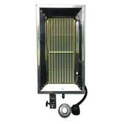 Detroit Radiant Tank Top Portable Gas Heater, LP, 32,000 BtuH, 350 cfm, 10 1/6 in Wx P-32T