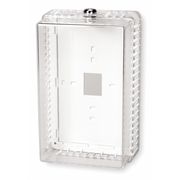Zoro Select Universal Thermostat Guard, Clear, Plastic 2E706