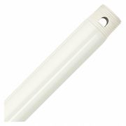 Hunter Ceiling Fan Downrod, 24 In. L, White 26317