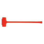 Stanley 11-1/2 lb. Soft-Face Dead Blow Sledge Hammer, 36 in L, 3 1/2 in Face Dia., Steel, Red 57-554