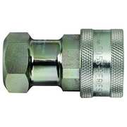 Aeroquip Hydraulic Quick Connect Hose Coupling, Steel Body, Sleeve Lock, 1/4"-18 Thread Size, 5600 Series 5601-4-4S