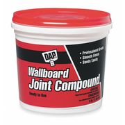 Dap Wallboard Joint Compound, 3 lb, Tub, White, Wallboard 10100