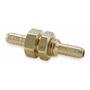 Parker 0.17" Barb Nickel Brass Bulkhead Union 22BH-4-4