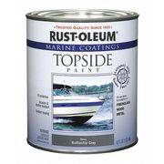 Rust-Oleum Topside Paint, Battleship Gray, Alkyd 207005