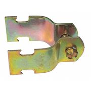 Zoro Select Channel Pipe Clamp, 1-1/4 In, Gold, PK10 V111 1-1/4Y