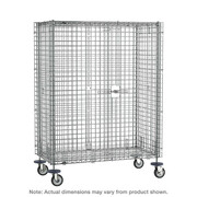 Metro Wire Security Cart with Adjustable Shelves 900 lb Capacity, 33 1/2 in W x 65 in L x 68 1/2 in H SEC66EC