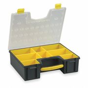 Westward Compartment Box with 8 compartments, Plastic, 4 1/2 in H x 16-1/2 in W 2HFT2