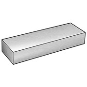 Zoro Select Carbon Steel Bar, 36" L, 1/4" W 18f.188x.25-36