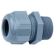 Abb Installation Products Liquid Tight Connector, 1/2 in., Cord, Gray CC-NPT-12-G-3
