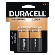 Duracell Duracell CopperTop 9V Alkaline Battery, 4 PK MN16RT4Z