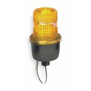Federal Signal Low Profile Warning Light, LED, Amber, 120V LP3PL-120A