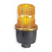 Federal Signal Low Profile Warning Light, LED, Amber LP3ML-024A