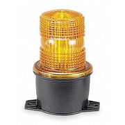 Federal Signal Low Profile Warning Light, LED, Amber, 120V LP3TL-120A