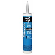 Dap Window, Door & Siding Sealant, 9.8 oz, Cartridge, Aluminum, Silicone Rubber Base 8643